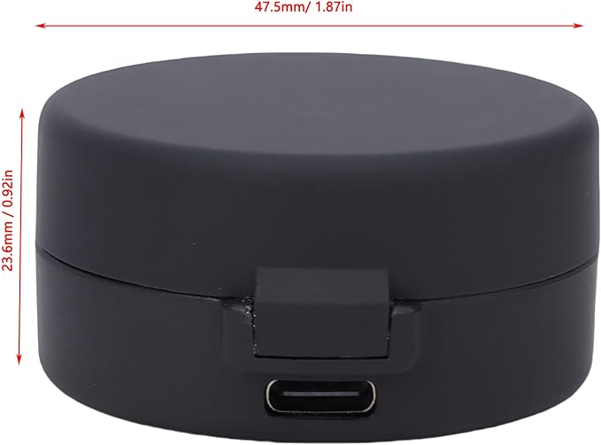 XUMIUZIY Charging Case for 4, Portable Travel Charger with Built in 70mAh Battery, Fast Charging Dock with Type C Cable, for Gen 4 and Ceramic