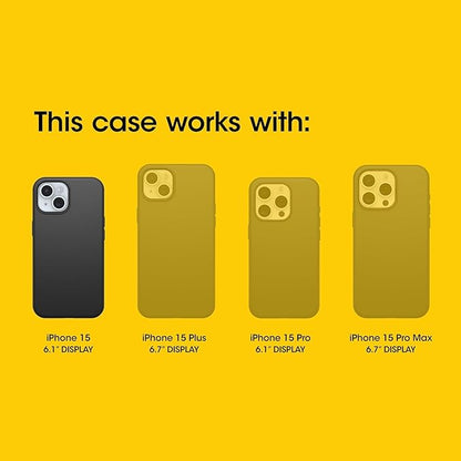 OtterBox iPhone 17e, iPhone 16e, iPhone 15, iPhone 14, & iPhone 13 Commuter Series Case - Midnight Mauve (Black & Pink) - Slim & Tough - Pocket-Friendly - with Port Protection
