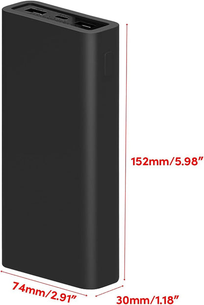 Power Bank Case Silicone Case for 20000mAh Power Portable Holder Protect Your Device from Drops and Scratches Protector
