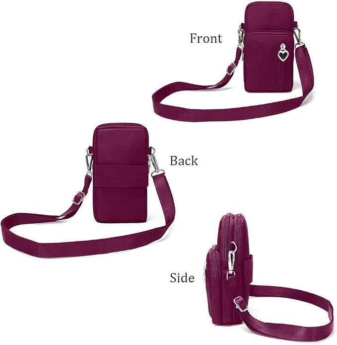 Sports Armband Outdoor Sweat-Proof Running Armbag Cross-Body Shoulder Casual Wallet Purse Gym Fitness Cell Phone Bag Key Holder for iPhone13 Pro/ 12 Pro/Xs Max/Xr,Galaxy S10 Plus, P30 Pro (#14)
