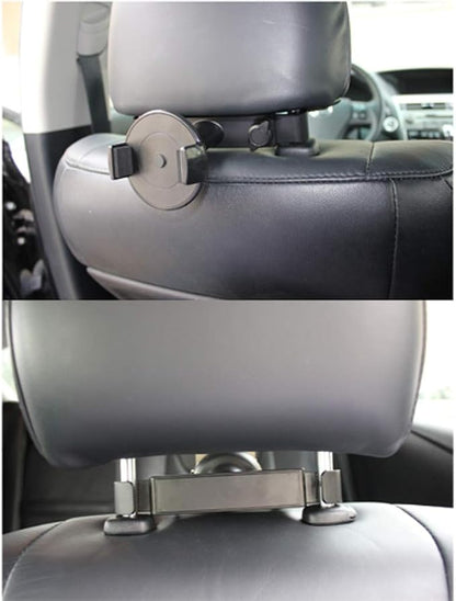 Holder Car Headrest Mount for Compatible with Samsung Galaxy S24/S23/S22/S21/S20/FE/Plus/Ultra Phones - Seat Back Cradle Swivel Dock