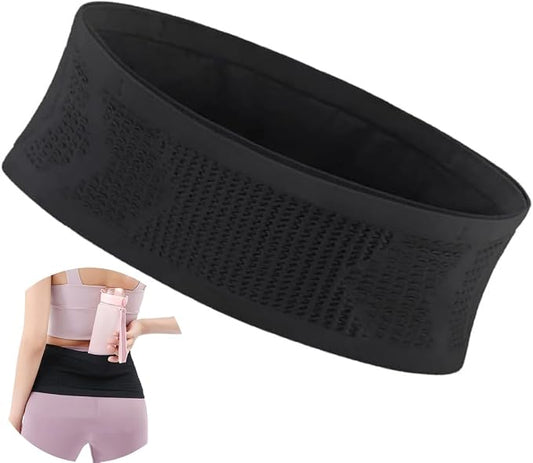 Running Belts, Slim Fanny Pack and Moisture Wicking Waist Pack, Travel Money Belt With 4 Security Pocket, for Storage Phone, Passport Holder, Running Walking Accessories for Women