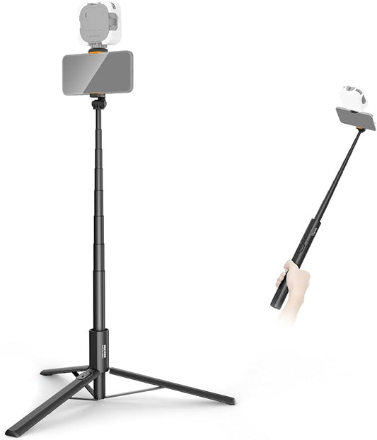 NEEWER Entry Level Version 16-71" Selfie Stick Tripod Compatible with iPhone Android, Portable Cell Phone Travel Stand Camera Holder with Remote for TikTok Video Recording Streaming Filming, PA988
