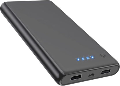 Portable Charger Power Bank 25800mAh,5V/3A Fast Charging Portable Phone Charger,3 USB Ports External Battery Pack Backup Travel Camping Essential for iPhone 17/16/15/14,Samsung Galaxy Android iPad etc
