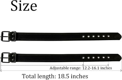 Armband Leather Harness for Man Adjustable Armband Harness Belt 2 PCS (Classic Black)