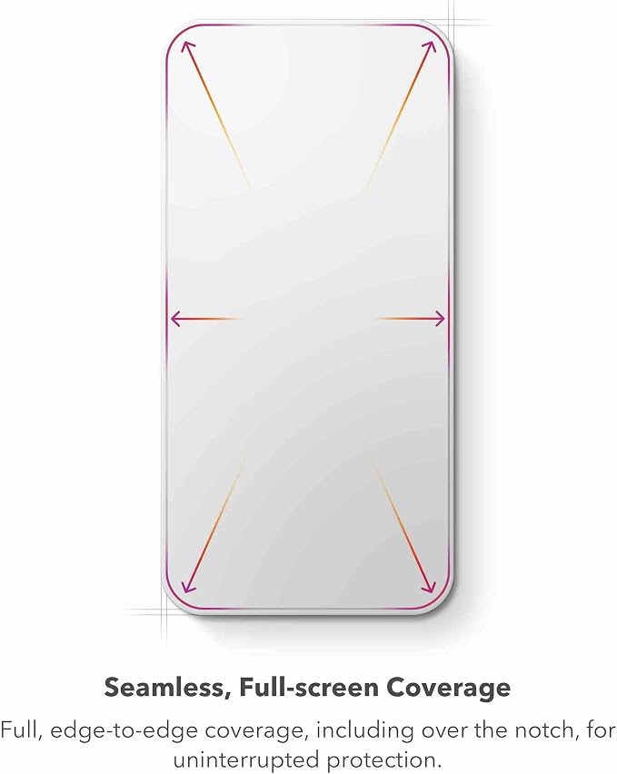 ZAGG InvisibleShield Glass XTR3 Google Pixel 8 Pro Screen Protector - Blue-Light Filtration, 10X Stronger, Edge-to-Edge Protection, Scratch & Smudge-Resistant Surface, Easy to Install, Clear
