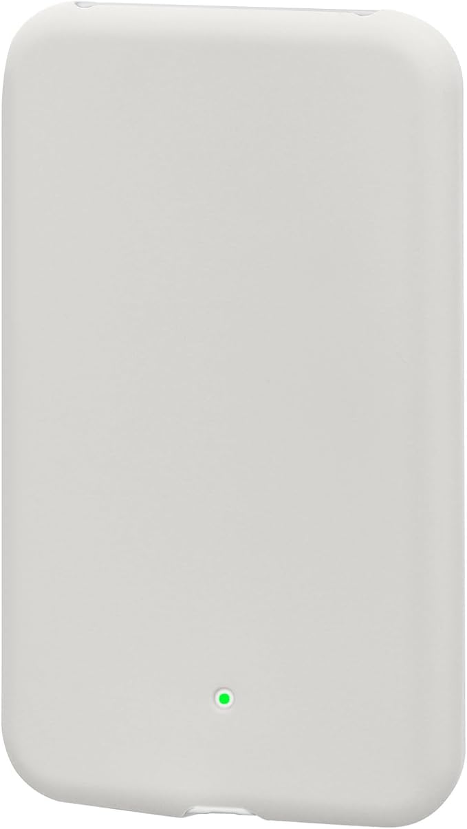 kwmobile Case Compatible with Apple Air MagSafe - Portable Powerbank Cover - External Battery Charger Bag, Shockproof - White
