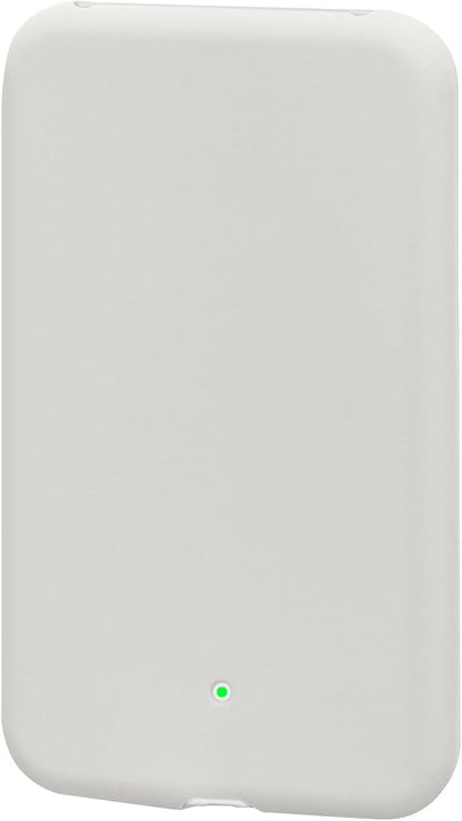 kwmobile Case Compatible with Apple Air MagSafe - Portable Powerbank Cover - External Battery Charger Bag, Shockproof - White