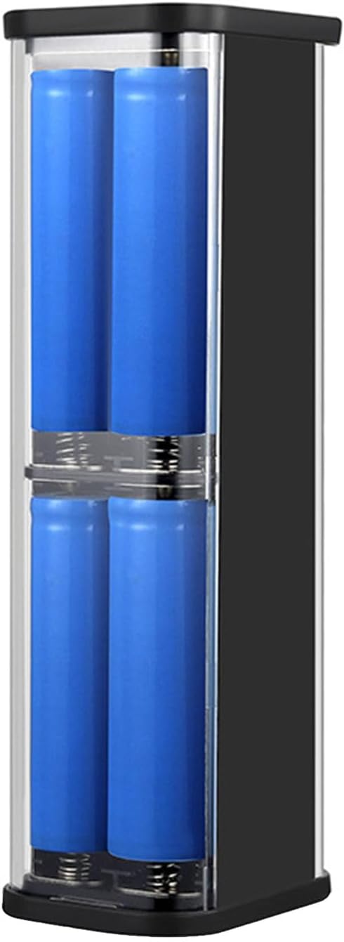 Portable 8x18650 Battery Storage Box Power Sources Box with Quickly Charging MultiProtection Features