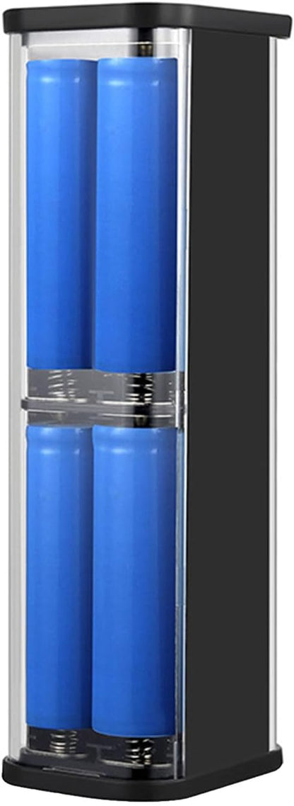 Portable 8x18650 Battery Storage Box Power Sources Box with Quickly Charging MultiProtection Features