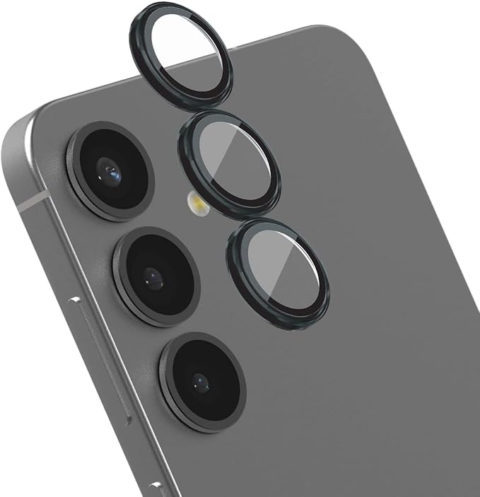 ZAGG Glass Elite Anti-Reflective Samsung Galaxy S25+ Camera Lens Protector – Anti-Glare Technology, Maximum Impact & Scratch Resistance, Smudge-Free Surface, Recycled Materials