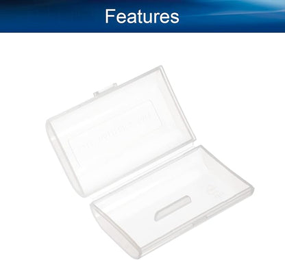 Heyiarbeit 2 x AA Battery Storage Case Holder Organizer Box Transparent 5Pcs