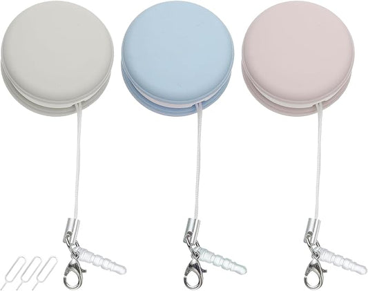 MECCANIXITY 3Pcs Screen Cleaners Blue Khaki Pink Phone Screen Cleaning Wipes, Fingerprint Proof Cleaning Ball for Mobile Phones, Computers, Tablet Touchscreens, Car Screens