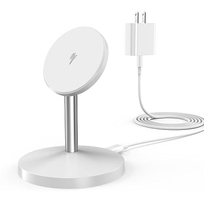 Magnetic Wireless Mag Safe Charger iPhone Stand,Magnet Wireless iPhone Charger Stand 6FT Fast Mag-Safe Charging Station Pad for Apple iPhone 16 Pro Max/16/16 Plus/15 Pro Max/14/13/12,AirPods Pro 2/3/4