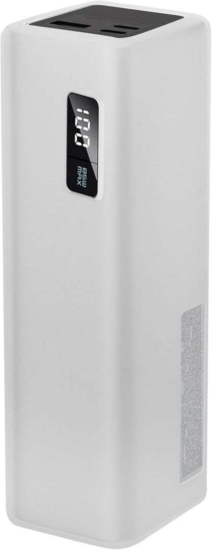 kwmobile Case Compatible with CUKTECH Power Bank 20000mAh (PB200) - Portable Powerbank Cover - External Battery Charger Bag, Shockproof - Transparent