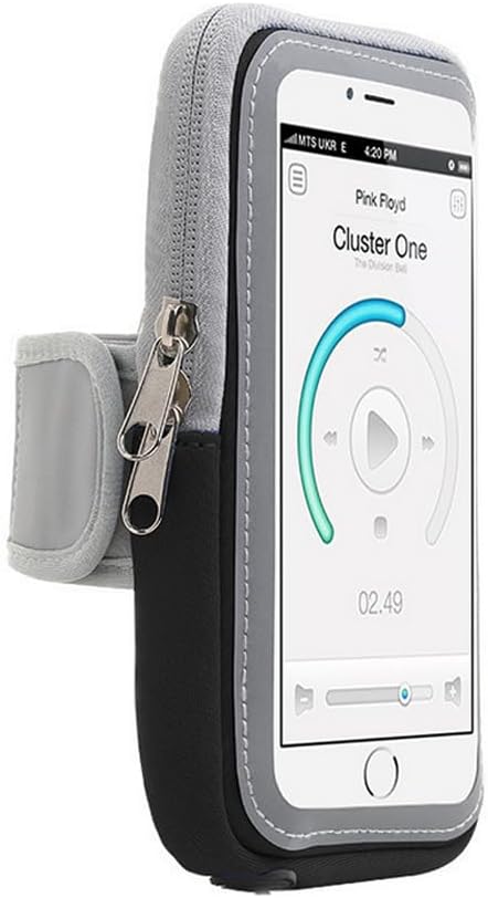 Armband Cell Phone Holder for iPhone 15 Plus, 11 12 13 14 Pro Max/Samsung Galaxy S23 Fe, S23 S22 S21 S20 S10 Plus, Note 20 10 9, A53 5G, A54 5G, A22 A32 A51 A52 / Pixel 8 7 6 7a 6a 5a 4a (Black)