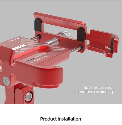 GUB P30 Aluminum Bike Phone Holder for 3.5" to 7.5" Device Bicycle Phone Stand Scooter Moto Mount Support Handlebar Clips