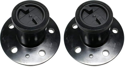 Evan-Fischer Manual Locking Hub Set of 2 compatible with Ford Ranger 90-97 Black 4.5 Bolt Circle 5-Stud 27 Splines
