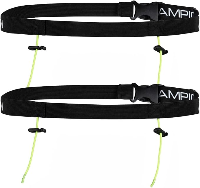 VeloChampion Lightweight Running Belt Waist Pack for Men Women - Elasticated Stretch Fit Race Number Holder - No Pins - 3 Sizes - Run. Triathlon. Cycle. Marathon. Jogging (2, X-Small)