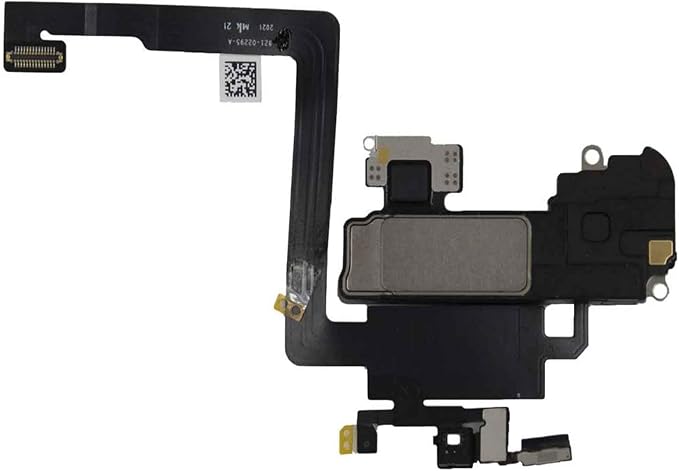 Earpiece Speaker Compatible with iPhone 11 Pro Max 2019 - Earspeaker/Ear Piece Replacement - Incl. Proximity Sensor Black