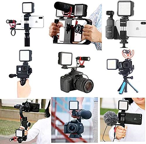 Ulanzi Ultra Bright LED Video Light - LED 49 Dimmable High Power Panel Video Light for DJI Ronin S SC OSMO Mobile 3 2 Zhiyun WEEBILL Smooth 4 Gimbal for Canon Nikon Sony Digital DSLR Cameras