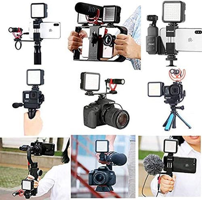 Ulanzi Ultra Bright LED Video Light - LED 49 Dimmable High Power Panel Video Light for DJI Ronin S SC OSMO Mobile 3 2 Zhiyun WEEBILL Smooth 4 Gimbal for Canon Nikon Sony Digital DSLR Cameras