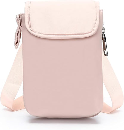 Herald Mini Phone Crossbody Bag with Water Bottle Holder, Water Bottle Carrier Bag with Strap for GYM, Hiking, Cycling