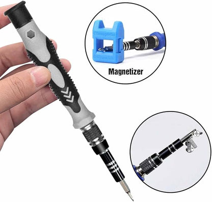 EFAITHFIX Precision Screwdriver Set, Professional 115 in 1 Magnetic Repair Tool Kit for Computer, Mobile Phone, Laptop, Tablet, Game Console, Watch, Camera, Eyeglasses, Electronics, DIY Projects, etc