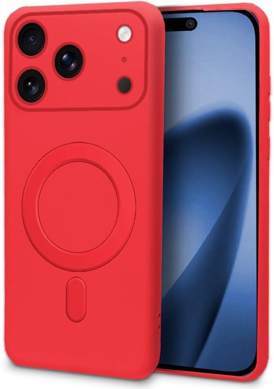 Cool Case for iPhone 17 Pro MAX Magnetic Cover Red