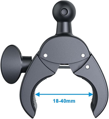 Universal Adjustable Bicycle Phone Holder Compatible with iPhone 15/14/13/12 Pro Max, Samsung Galaxy S23/S22 Ultra, Secure 360° Rotation Cycling Accessories for Road Mountain Bikes