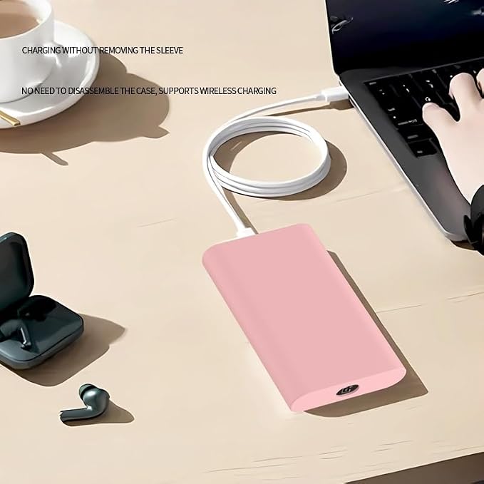 Soft Silicone Protective Cover Sleeve for Supervooc 100W Power Adapter Dustproof Anti-Scratch Shockproof Drop-Resistant Damage-Proof Skin-Friendly Case Shell Accessories (Gray)