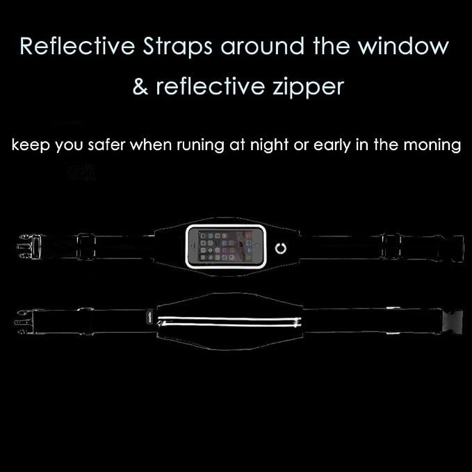 Fanny Pack Running Belt Waist Phone Holder/Bag Women & Men for iPhone 15 14 13 12 11 pro Max/Xs Max/XR/X/8/7/6s Plus, 6/SE, for Galaxy S/A/Note, Gym Workout Fitness Gear