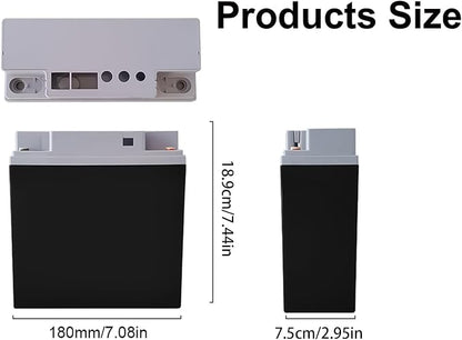 Power Banking Box Flat Head Rechargeable Battery Charging Outer Case 2 USB Output Port Box Power Banking Case 12V 17A