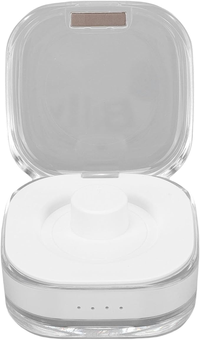 Dpofirs, Portable 200mAh Power Bank with USBC Fast Charge, Compatible with R02 R03 R06 R11M R8 H01 Rings, 10 Times Recharge (White)