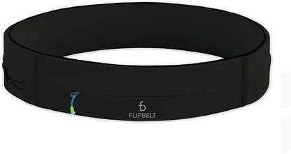 FlipBelt Zipper Running Belt, Waist Pack for Fitness and Running, US Company