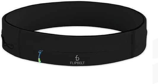 FlipBelt Zipper Running Belt, Waist Pack for Fitness and Running, US Company