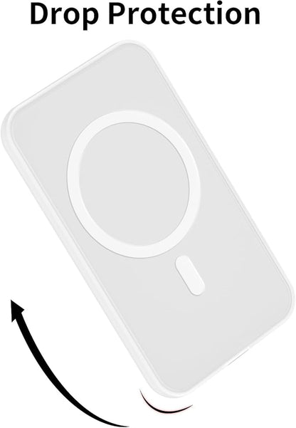 oakxco Silicone Case Compatible with iPhone Air Magsafe Battery Pack, Ultra Thin Slim Cover for 17 Air Battery Pack, TPU Rubber Scratch & Shatter Resistant Cover, Matte Clear
