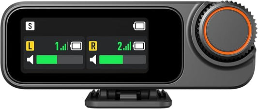 DJI Mic 3 Receiver, Wireless Mini Microphone for iPhone/Camera/Android, Lightweight & Intuitive, Lavalier Microphone, 32-bit Float, Integrated Timecode, Vlog, Interview, Streaming
