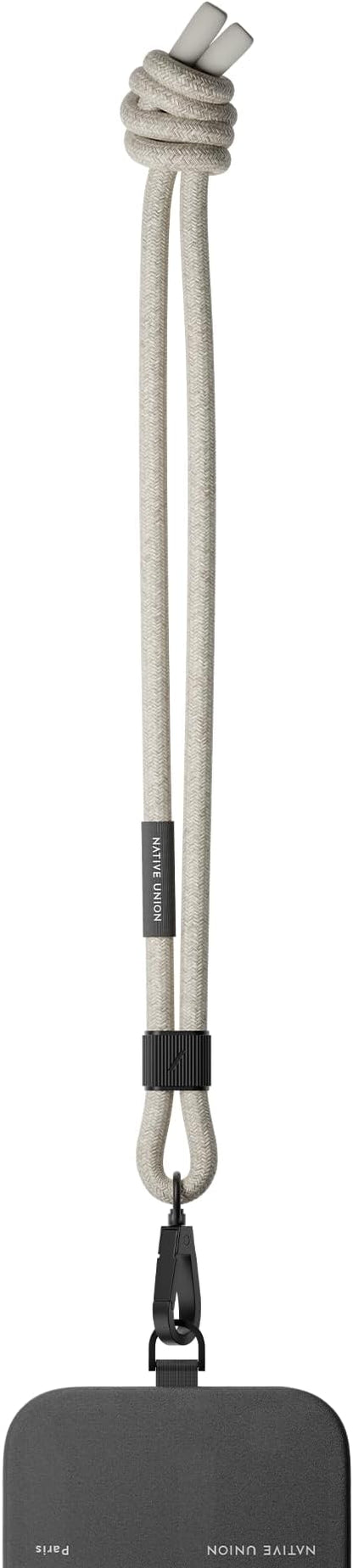 Native Union Sling – Adjustable & Detachable Phone Strap – Compatible with iPhone 16, 15, 14, 13 and most Smartphones – Made with 100% Durable & Recycled Materials (SandStone)