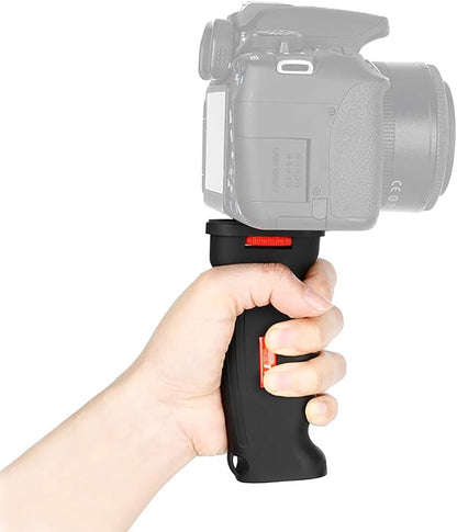 Handheld Grip 1/4" Screw for Camera Stabilizer,Smartphone Handy Grip Tripod System Compatible with DJI OSMO 360/OSMO Pocket 3/Insta 360 x 5/Xtra/Sony/Nikon/Fuji Digital Camera Video Shooting Vlog-R003