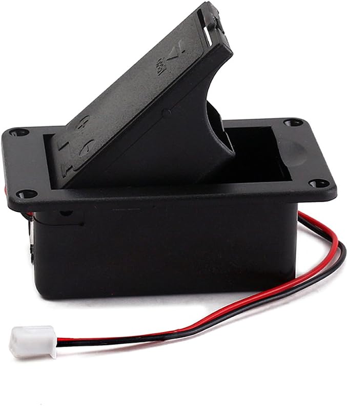 Ldabrye 1PC 9V Battery Holder for Case Box Cover for Guitar Bass Active Pickup Connector