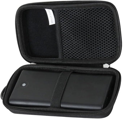 Adada Hard Travel Case for Anker Power Bank, 20,000mAh Travel Essential Portable Charger,3-Port 87W Max Fast Charging Battery Pack (Black)