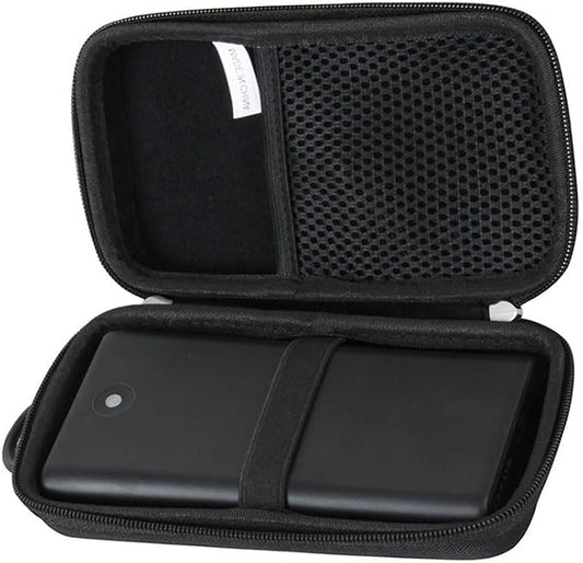 Adada Hard Travel Case for Anker Power Bank, 20,000mAh Travel Essential Portable Charger,3-Port 87W Max Fast Charging Battery Pack (Black)