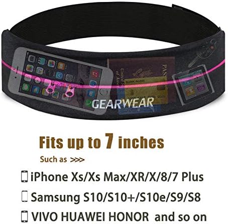 Running Belt | Runner Fanny Pack for Women and Men | Adjustble Waist Band Pack for Storage Phone