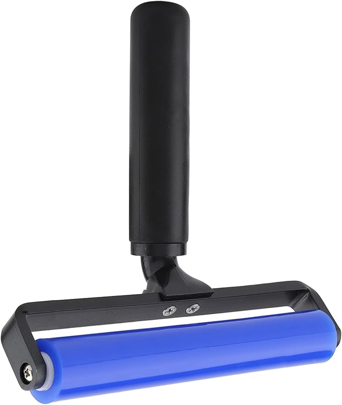 Silicone Anti-Static Roller Cleaner, Lint-Free Dust Removal Tool for Phone Laptop Tablet Glass Film Screens, 4-6-8-12 Inch