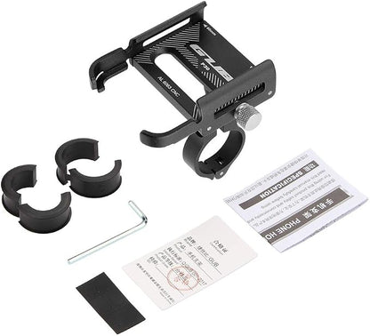GUB P30 Aluminum Bike Phone Holder for 3.5" to 7.5" Device Bicycle Phone Stand Scooter Moto Mount Support Handlebar Clips