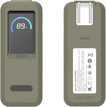 Portables Silicone Carrying Case Protective Storage Bag for 2 in 1 65W 9600mAh Power Banks Case Only