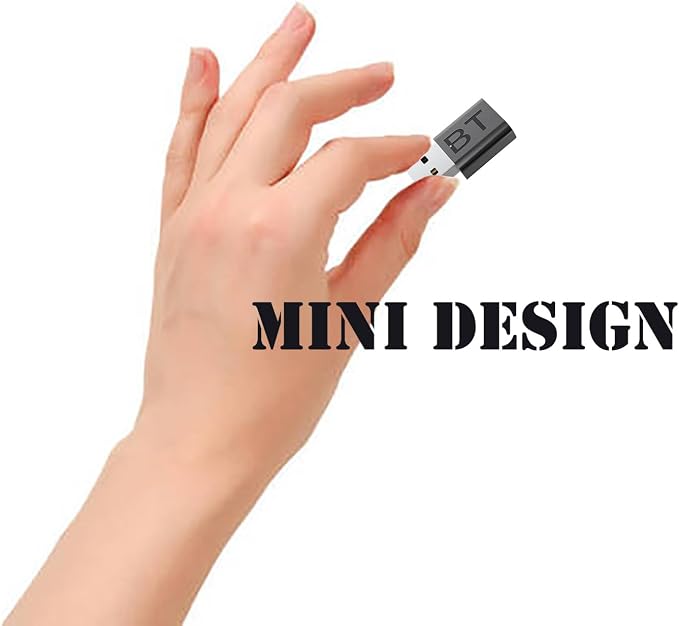 Mini 2-in-1 USB Bluetooth Receiver,5.4 Wireless Audio Adapter 3.5mm Car Kit Music Receiver for Home/Car Stereo Sound System, Bluetooth Adapter(Aux in) with 3.5mm Cable