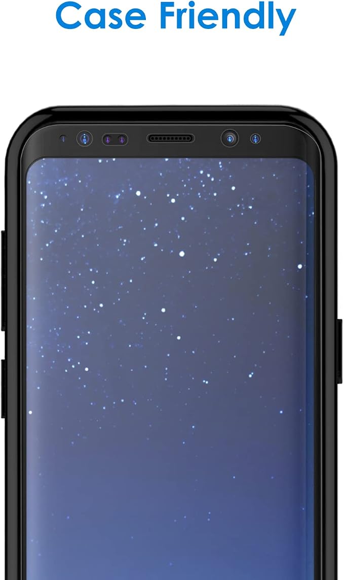 JETech Screen Protector for Samsung Galaxy S8, 2-Pack | Self-Healing TPU Film, HD Clear, Anti-Scratch Protection, Bubble-Free Installation
