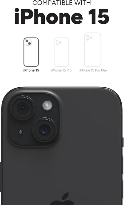 Mophie Juice Pack iPhone 15 Battery Case - Legendary Power & Protection - Up to 50% Extra Battery, 6ft Drop Safety, Eco-Friendly Design, Black